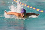 Lemoore's Katelyn Pedersen was a double winner on Thursday, taking firsts in the 200 Individual Medley and 100-Breaststroke. 
